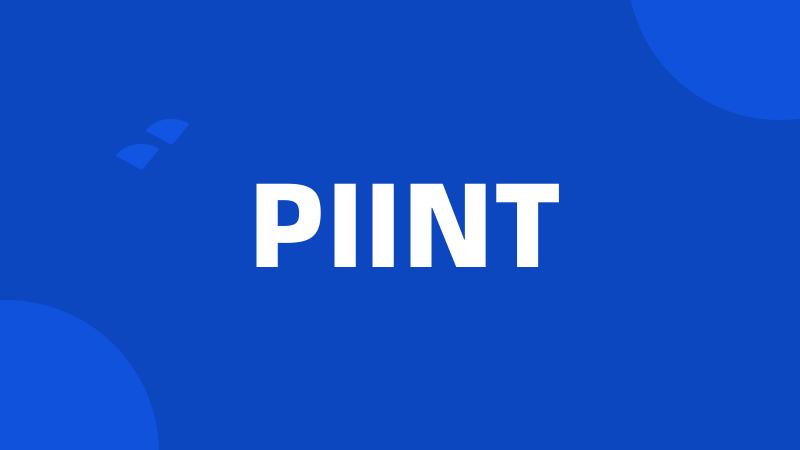 PIINT