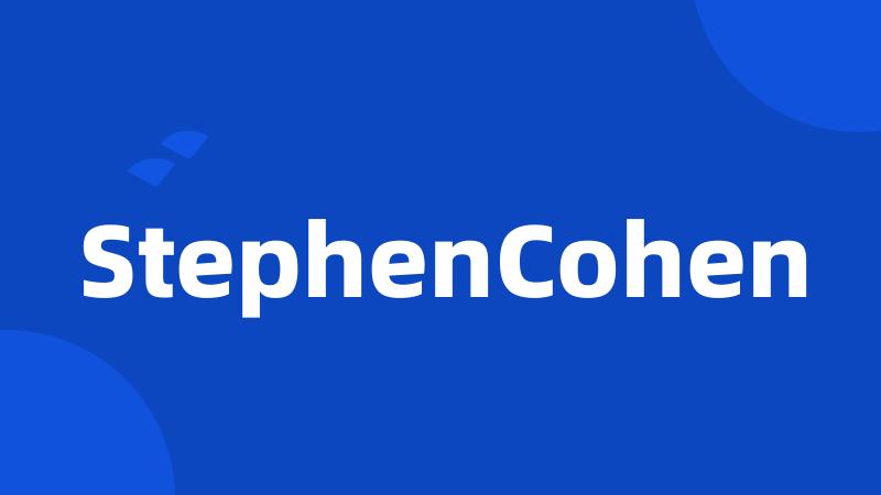 StephenCohen