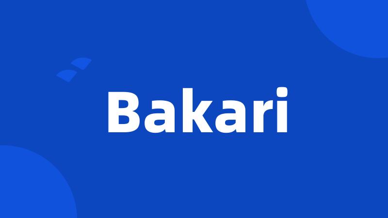 Bakari