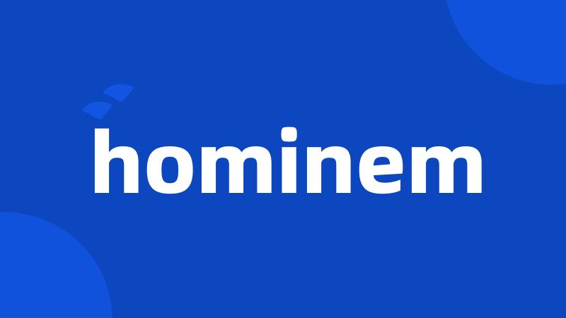 hominem