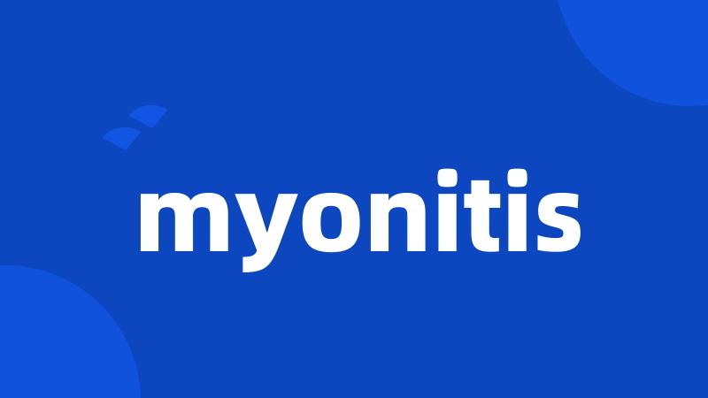 myonitis