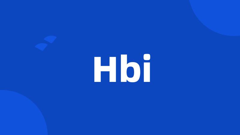 Hbi