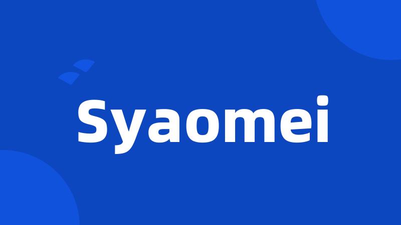 Syaomei