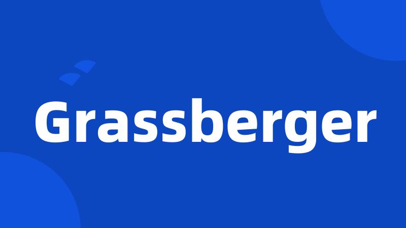 Grassberger