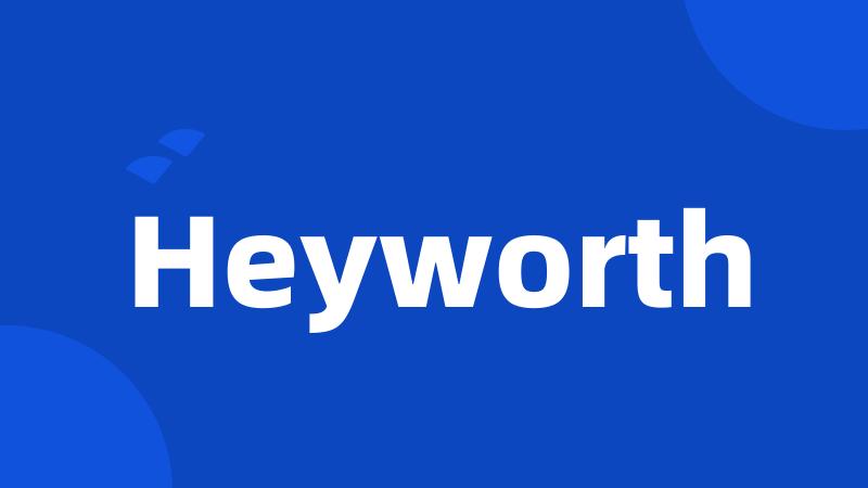 Heyworth