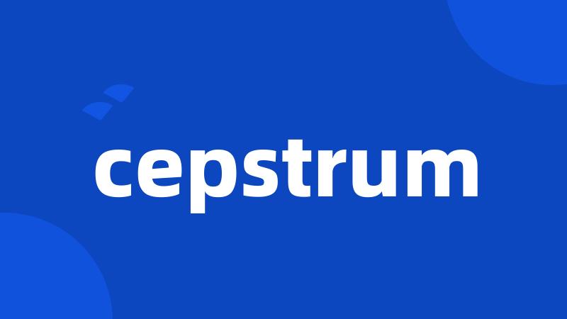 cepstrum