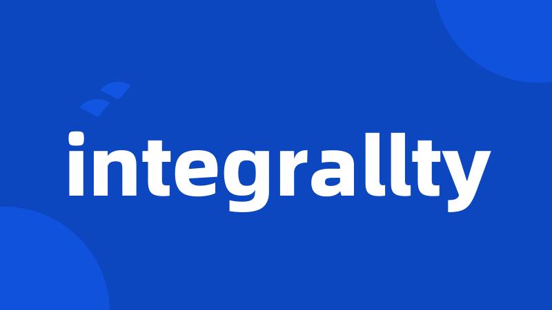 integrallty