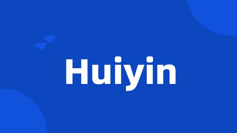 Huiyin