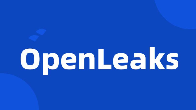 OpenLeaks