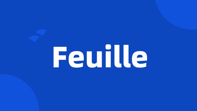 Feuille