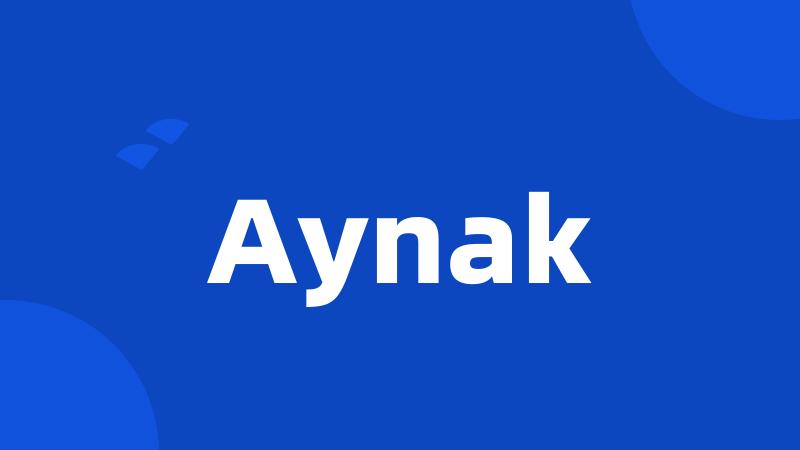 Aynak