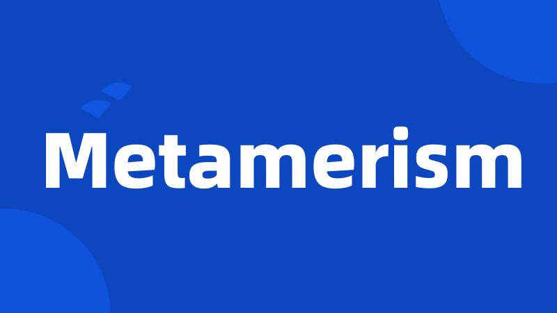 Metamerism
