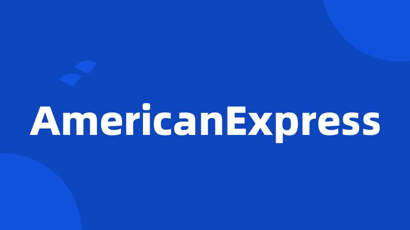 AmericanExpress