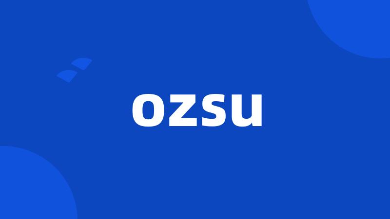 ozsu