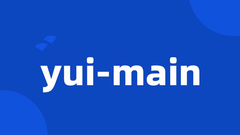 yui-main