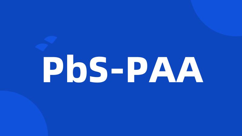 PbS-PAA