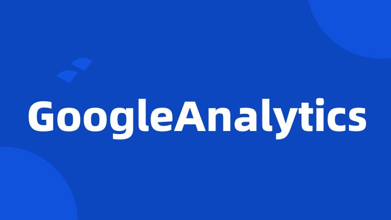 GoogleAnalytics