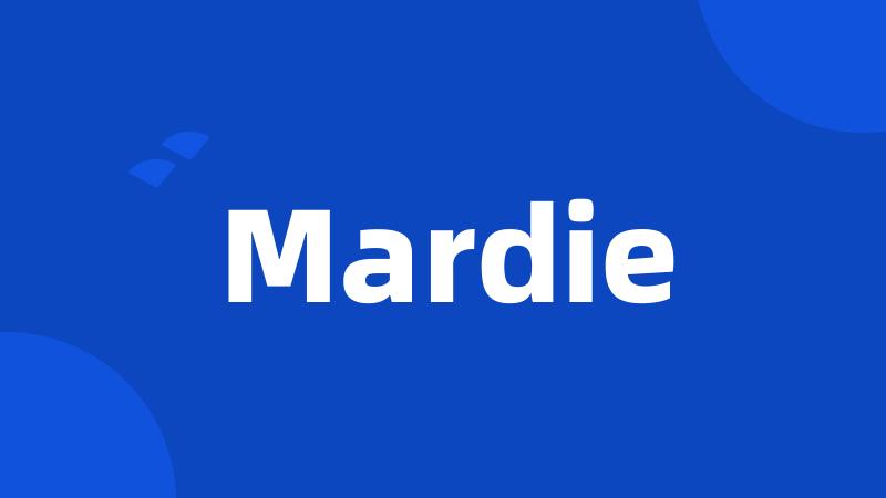 Mardie