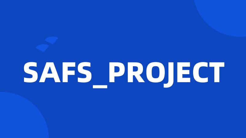 SAFS_PROJECT