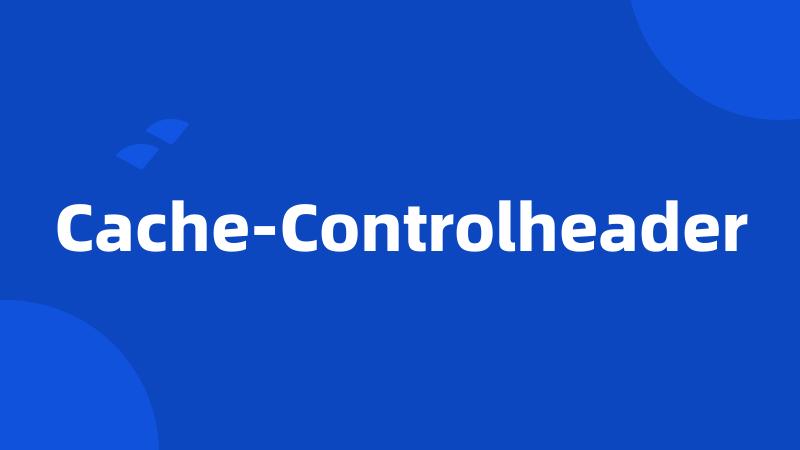 Cache-Controlheader