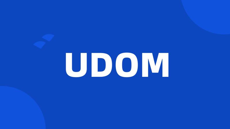 UDOM