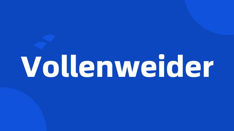 Vollenweider