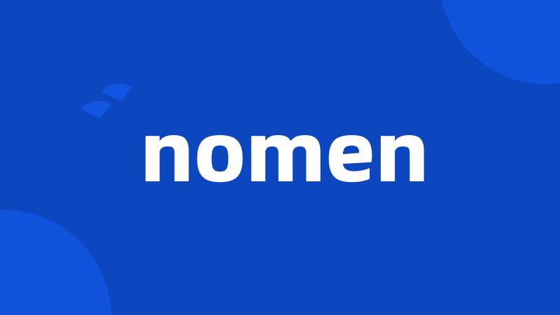 nomen