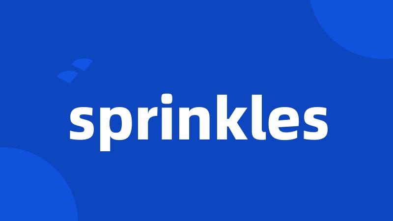 sprinkles