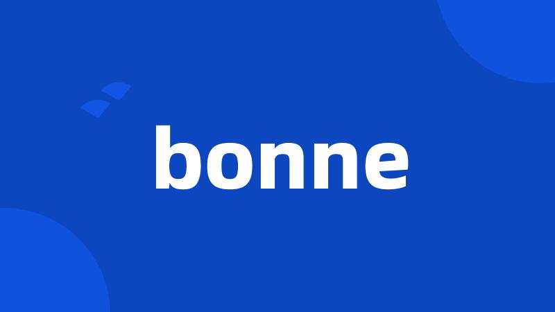 bonne