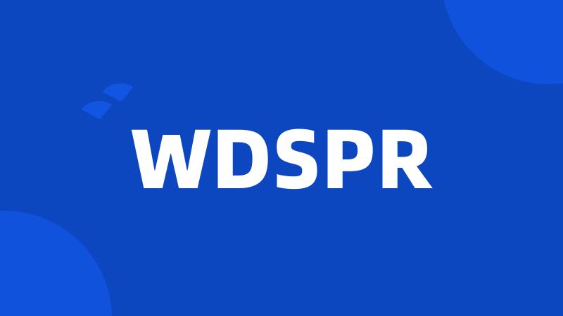 WDSPR