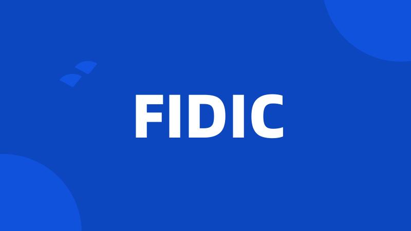 FIDIC