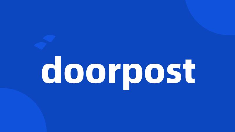 doorpost