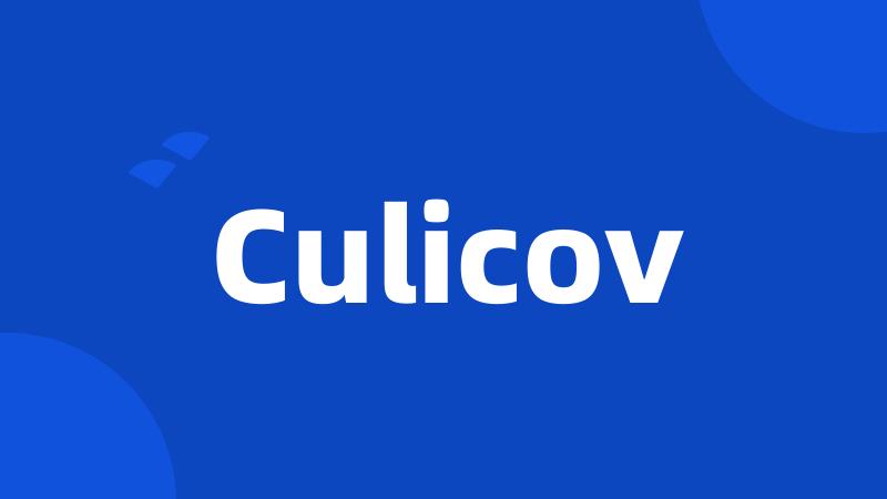 Culicov