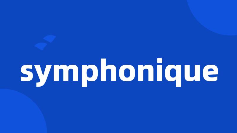 symphonique