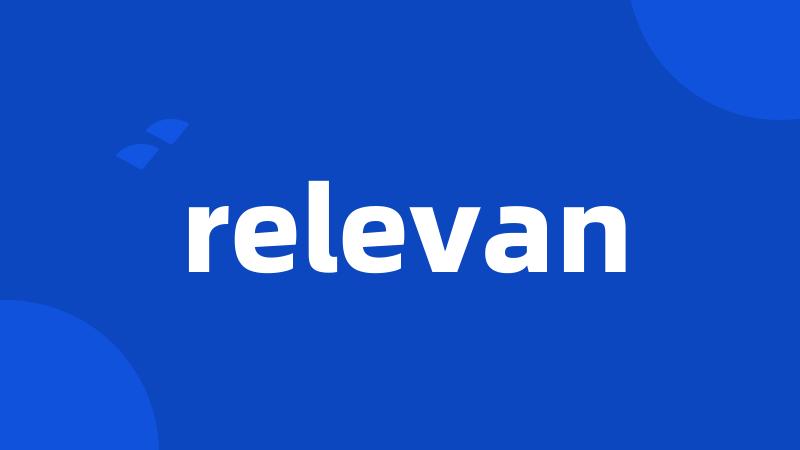 relevan