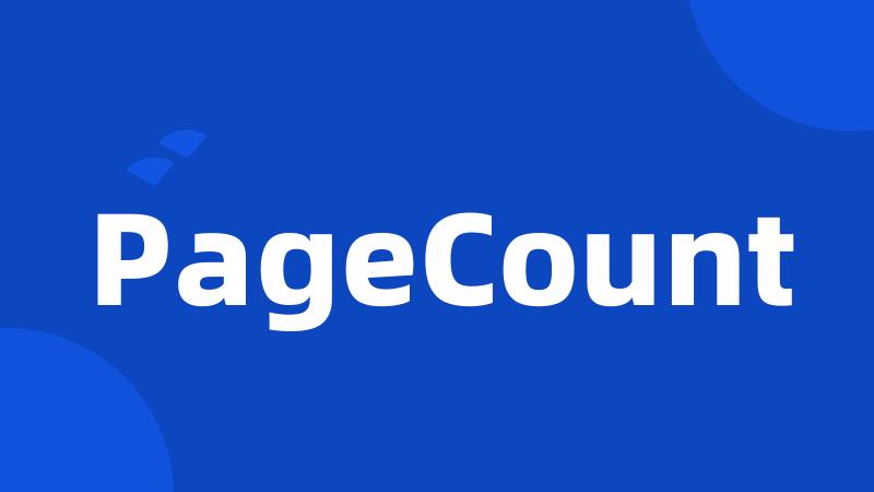 PageCount