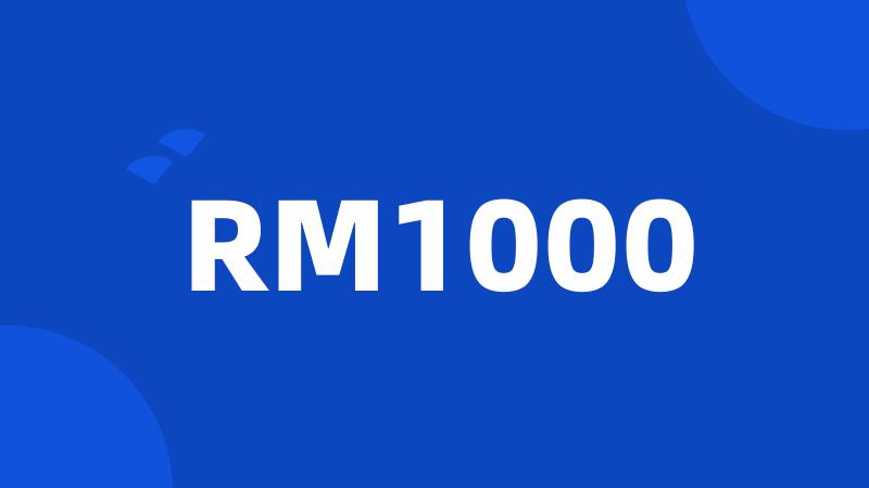 RM1000