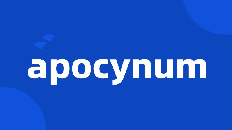 apocynum