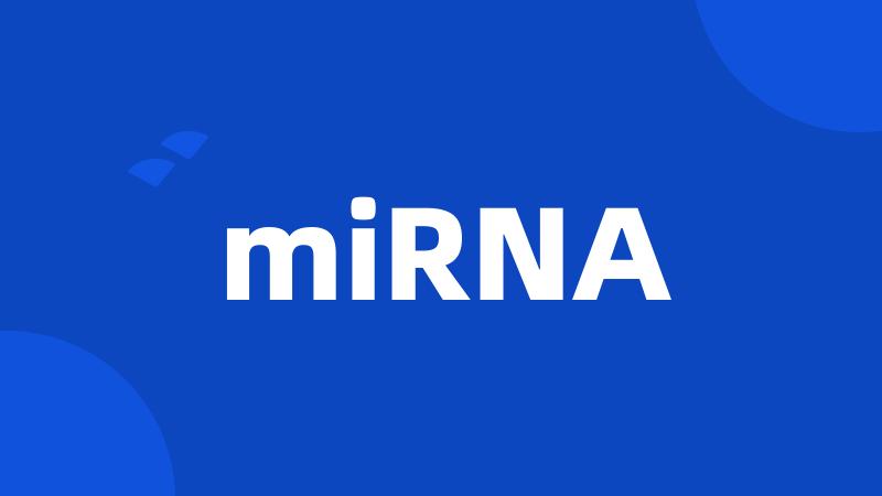 miRNA