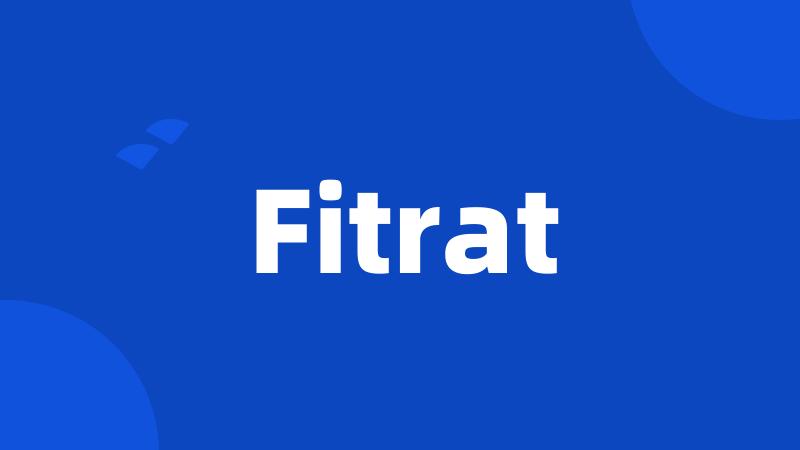 Fitrat