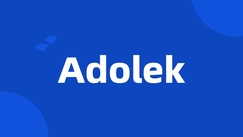 Adolek