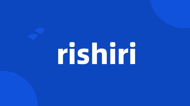 rishiri