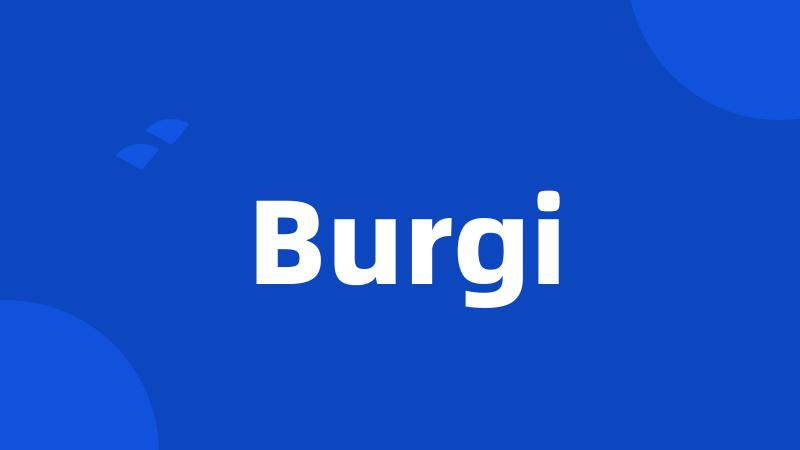 Burgi