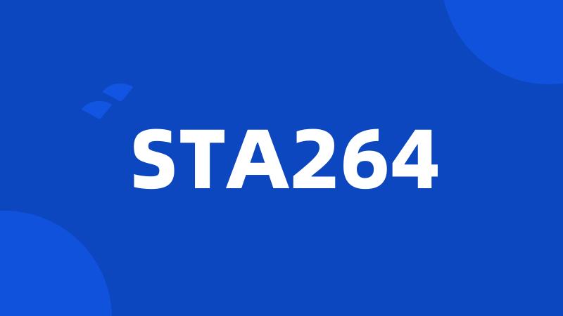 STA264