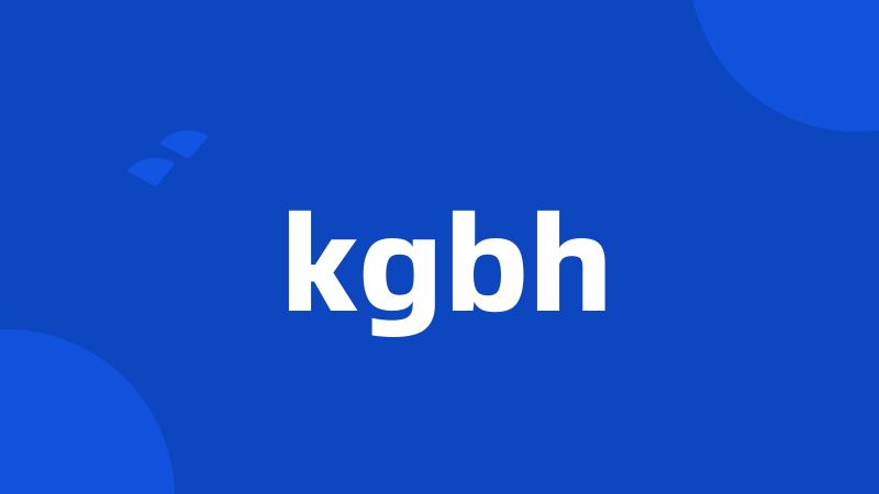 kgbh