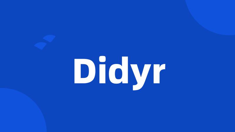 Didyr