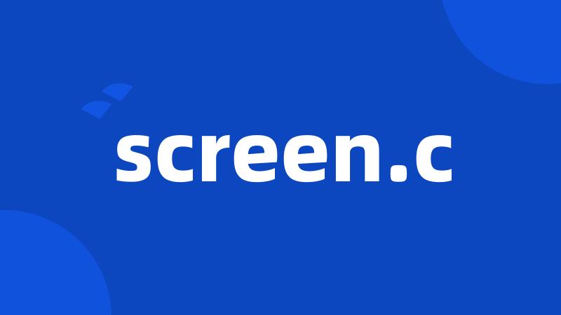 screen.c