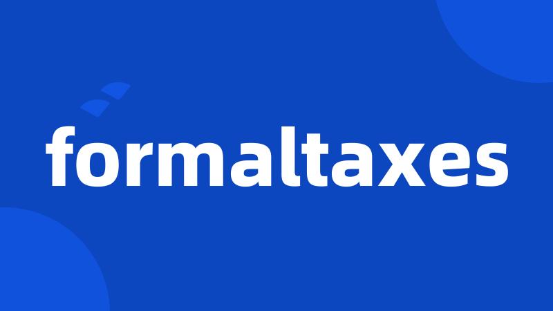 formaltaxes