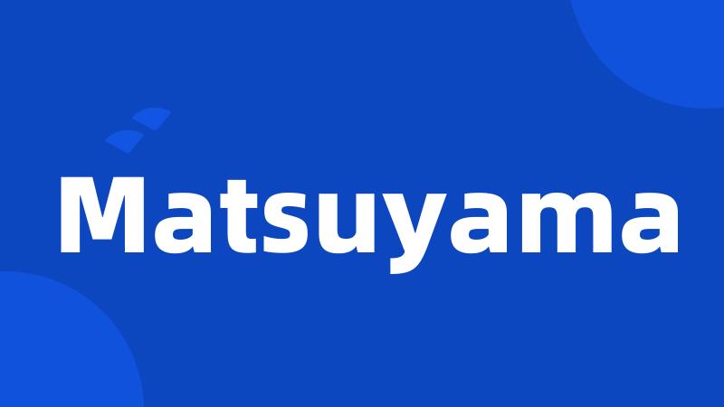 Matsuyama