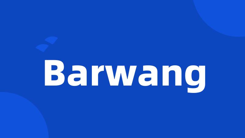 Barwang